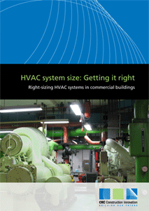 New HVAC for commercial buildings publication - HVAC system size:Getting it right