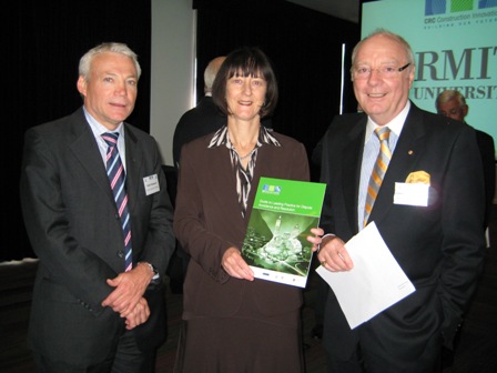 Keith Hampson, Lyn O'Connell and John V. McCarthy AO